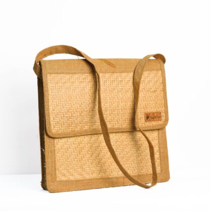 Handwoven Shitalpati Sling File Bag